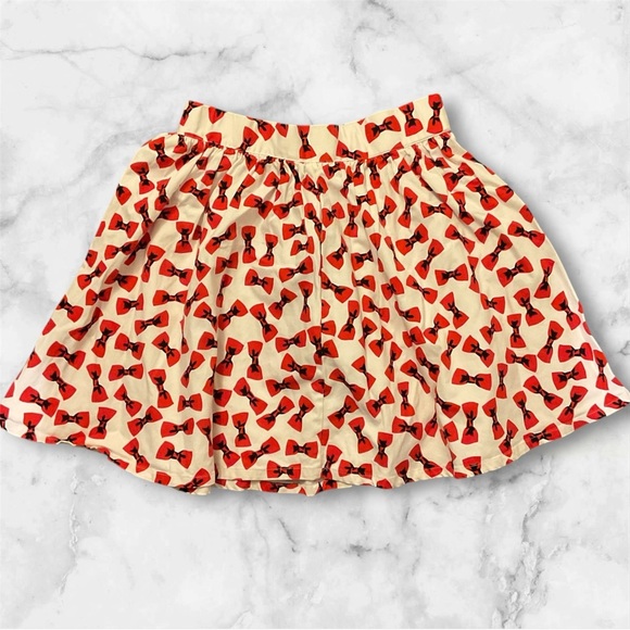 Marilyn Monroe Dresses & Skirts - Red Bow Patterned Skirt